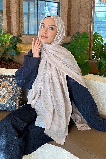 Lamelif Piliseli Bambu Şal Taş