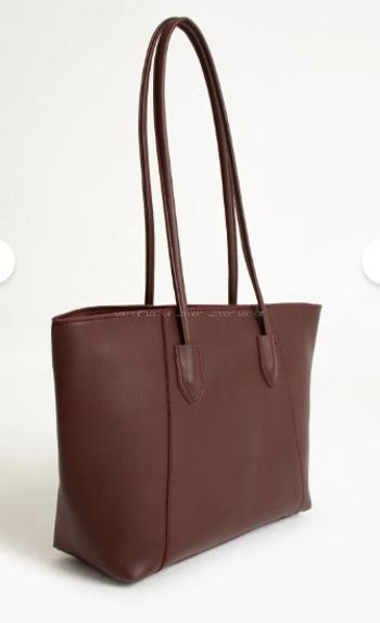 Lamelif Suni Deri Elena Kadın Çanta Bordo