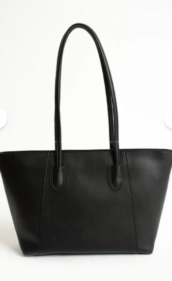 Black Buckle Skin Hand Bag Bag