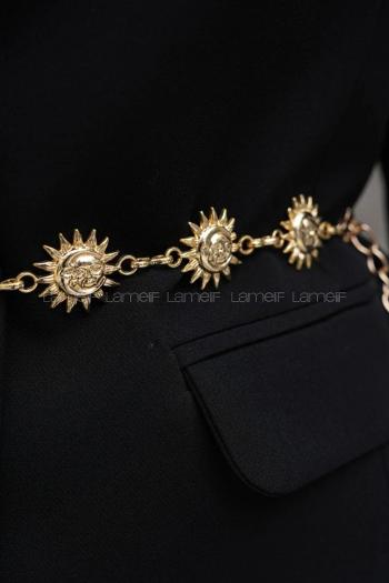 Lamelif Gold Sunshine Zincir Kemer