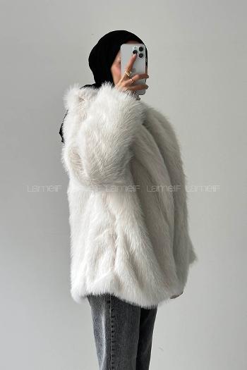 Ecru Normal Neck Long Arm Coat