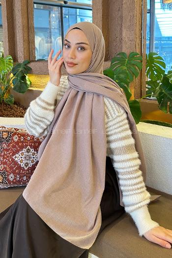 Mink Linen Straight Shawl