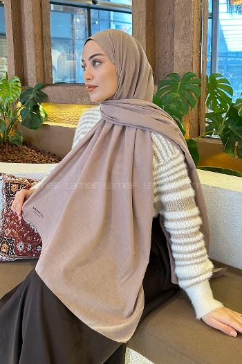 Mink Linen Straight Shawl