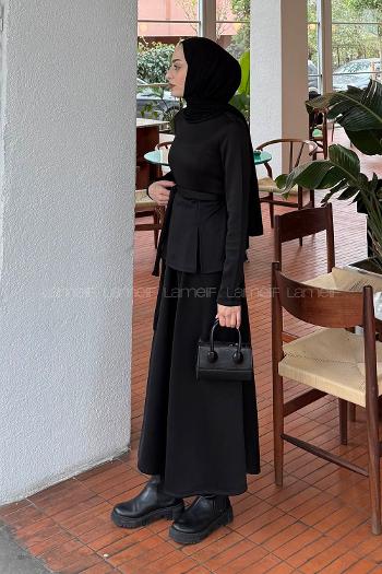 Lamelif Dalgıç İkili Takım Siyah