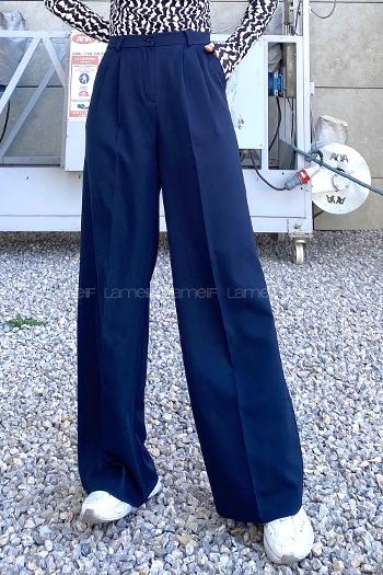 Lamelif Pensli Pantolon Lacivert