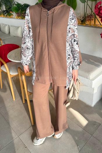 Lamelif Dijital Takım Soft Kahve