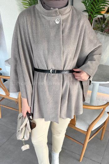 Lamelif Kemerli Panço Taş Rengi