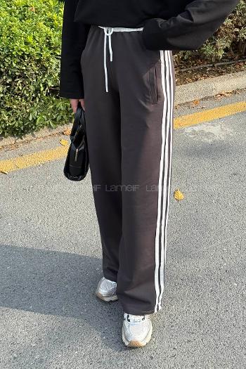 Anthracite Regular Trousers Normal Waist Regular Cut Bottom Tracksuit