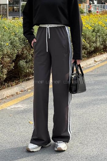 Anthracite Regular Trousers Normal Waist Regular Cut Bottom Tracksuit