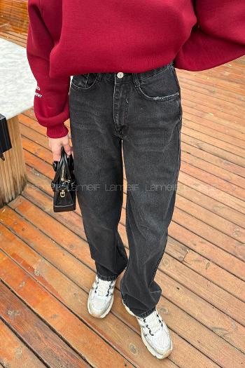 Lamelif Taloret Balon Mom Jean Füme Yıkama