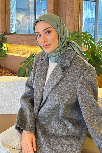 Lamelif Star Eşarp Çağla Yeşili