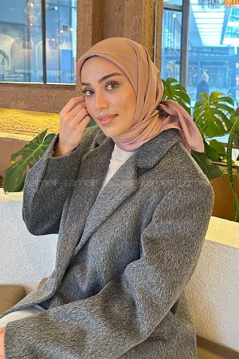 Powder Cotton Fabric Straight Scarf