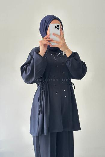 Lamelif Oysho Taşlı İkili Takım Lacivert