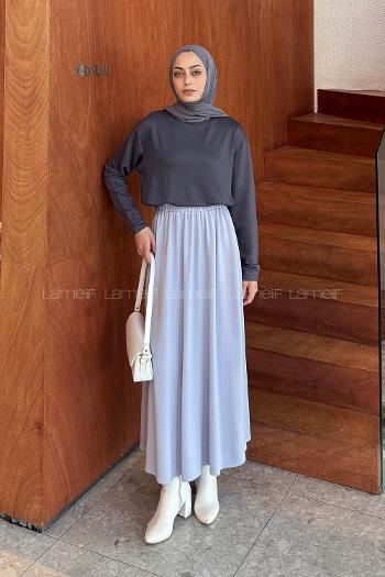 Anthracite Crew Neck Long Arm Sweatshirt