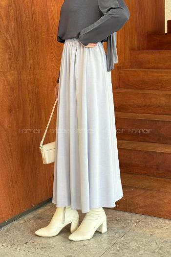 Lamelif Oysho Tesettür Etek Lila