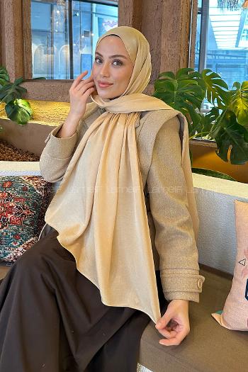 Lamelif Star Şal Camel