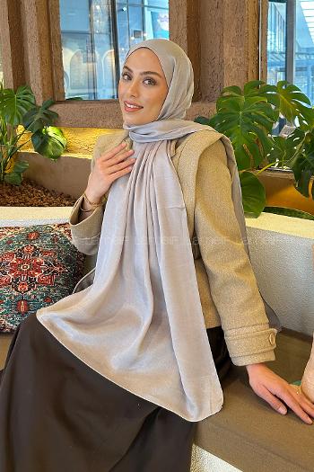 Lamelif Star Şal Gri