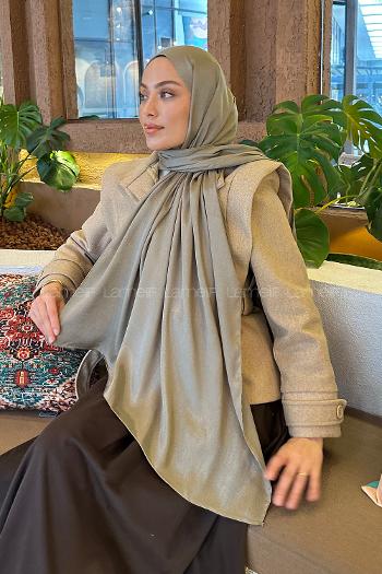 Lamelif Star Şal Küf Yeşili