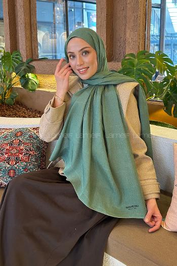 Lamelif Star Şal Yaprak Yeşili