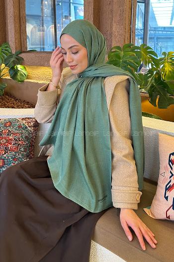 Lamelif Star Şal Yaprak Yeşili