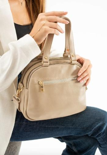 Mink With Zipper Skin Hand Bag Bag
