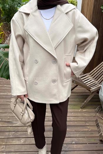 Lamelif Fleto Cep Kaban Krem