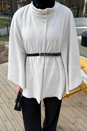 Lamelif Kemerli Panço Taş Rengi