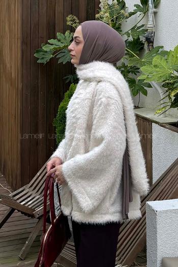 Stone Crew Neck Long Arm Coat