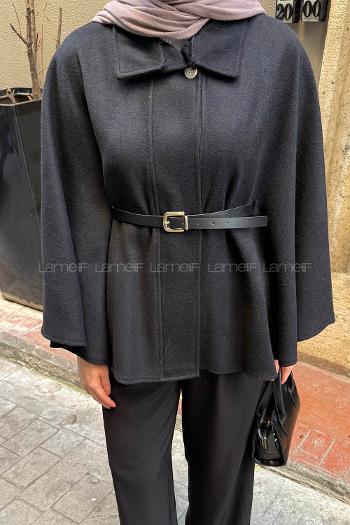 Lamelif Kemerli Panço Siyah