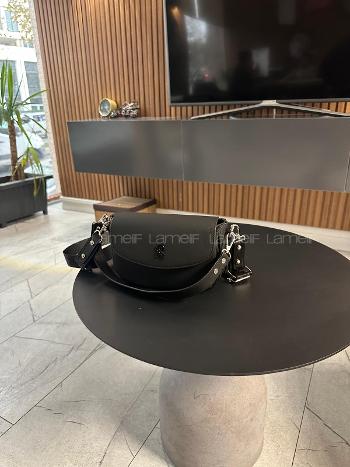 Lamelif Çok Bölmeli Kadın Çapraz Çanta Siyah