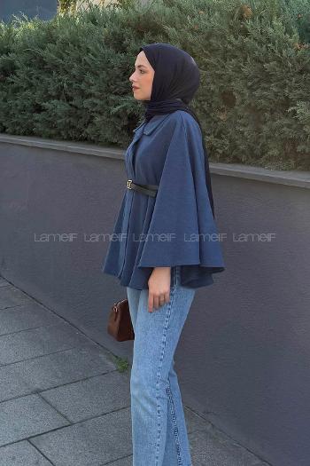 Lamelif Kemerli Panço Lacivert