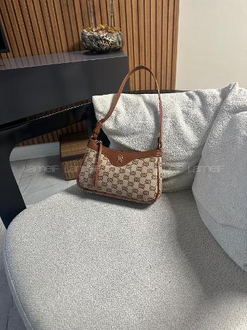 Lamelif Ophidia Kadın Çanta - Taba-Bej