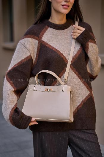 Cream With Suspenders Skin Arm Bag Bag