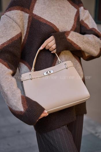 Cream With Suspenders Skin Arm Bag Bag