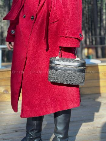 Black With Suspenders Bag