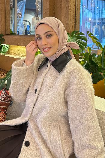 Powder Cotton Fabric Straight Scarf