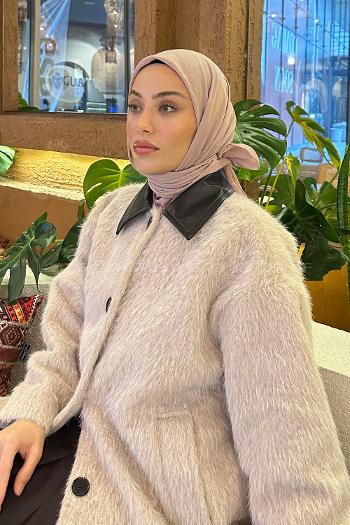 Powder Cotton Fabric Straight Scarf