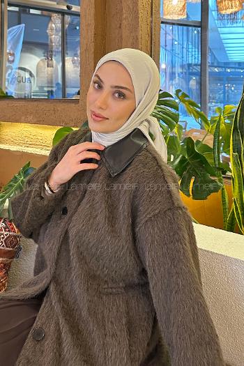 Lamelif Comfort Pamuk Eşarp Taş