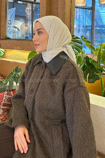 Lamelif Comfort Pamuk Eşarp Taş