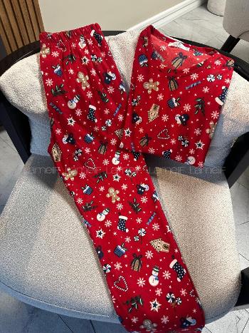 Lamelif Yılbaşı Temalı Pijama Takımı