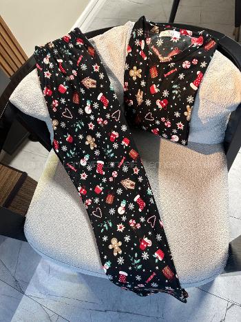 Lamelif Yılbaşı Temalı Pijama Takımı