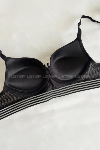 Lamelif Detaylı Push Up Sütyen