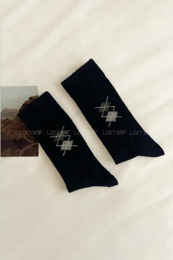 Navy Blue Sock