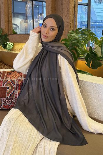 Lamelif Bulut Desen Müslin Şal Asker Yeşili