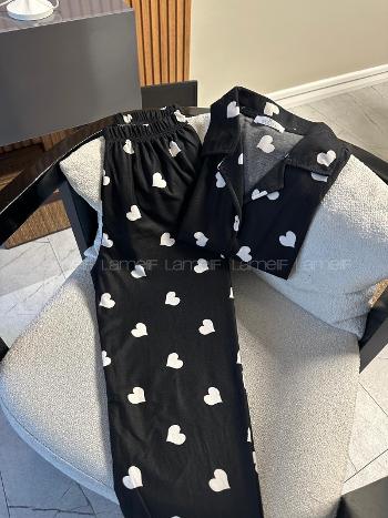 Black Crew Neck Long Arm Without Accessories Combed Fabric Regular Trousers Comfortable Suit