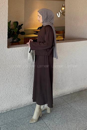 Lamelif Oysho Etekli Takım Acı Kahve