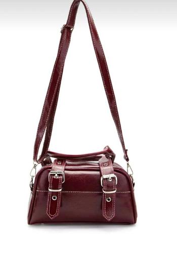 Lamelif Montanna Gümüş Detaylı Kadın El Ve Omuz Çantası Bordo