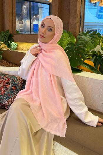 Lamelif Bambu Şal Şeker Pembesi