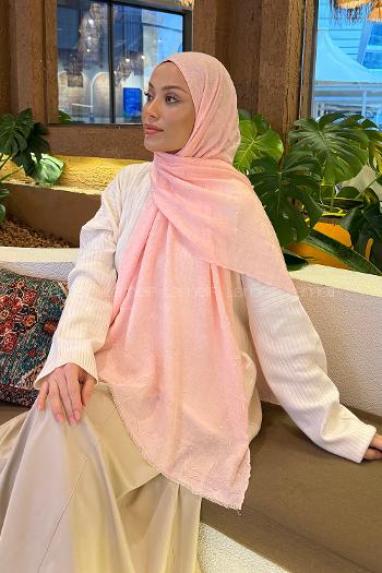 Lamelif Bambu Şal Şeker Pembesi