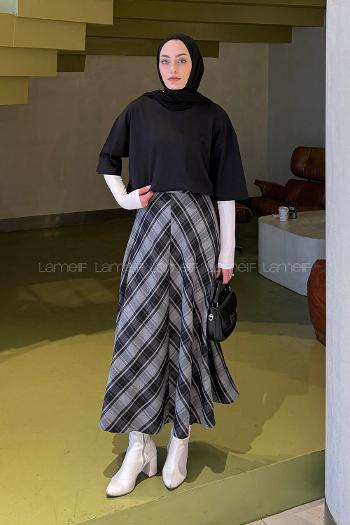 Lamelif Basic Kısa Kol T-shirt Siyah